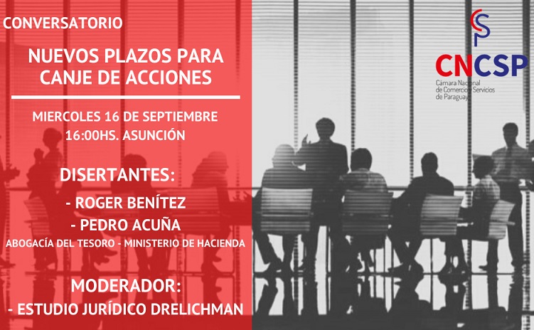 Conversatorio sobre Nuevos plazos para canjes de acciones
